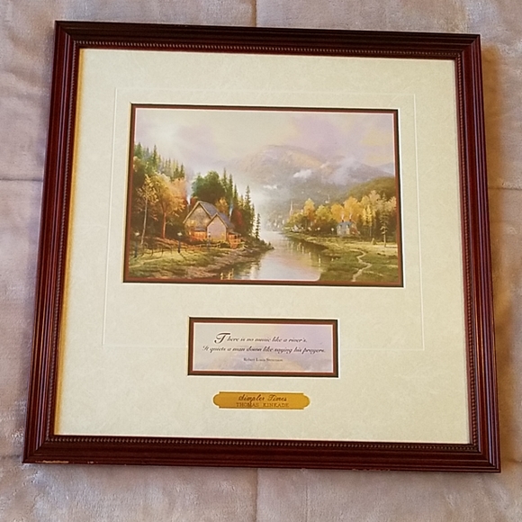 Thomas Kinkade "Simpler Times" Framed Print